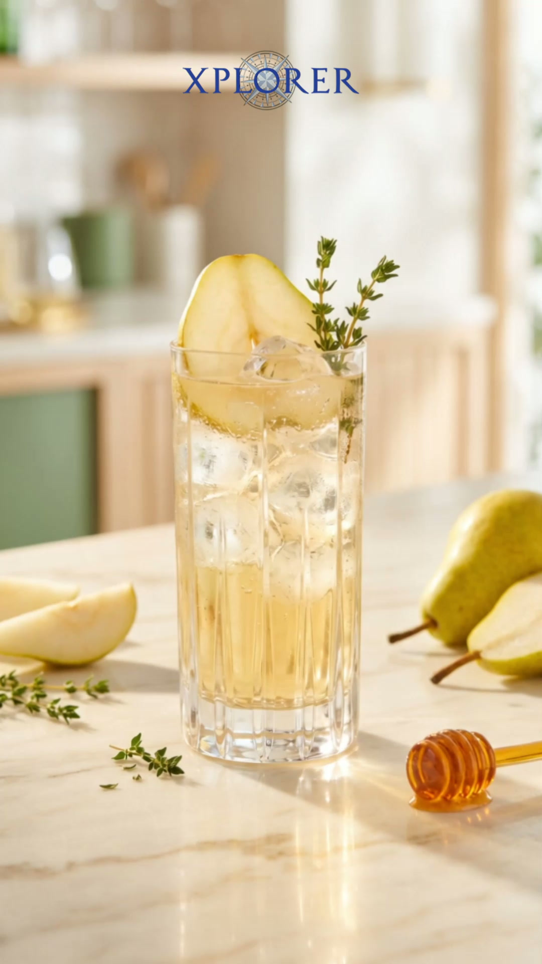 Pear & Peanut Fizz