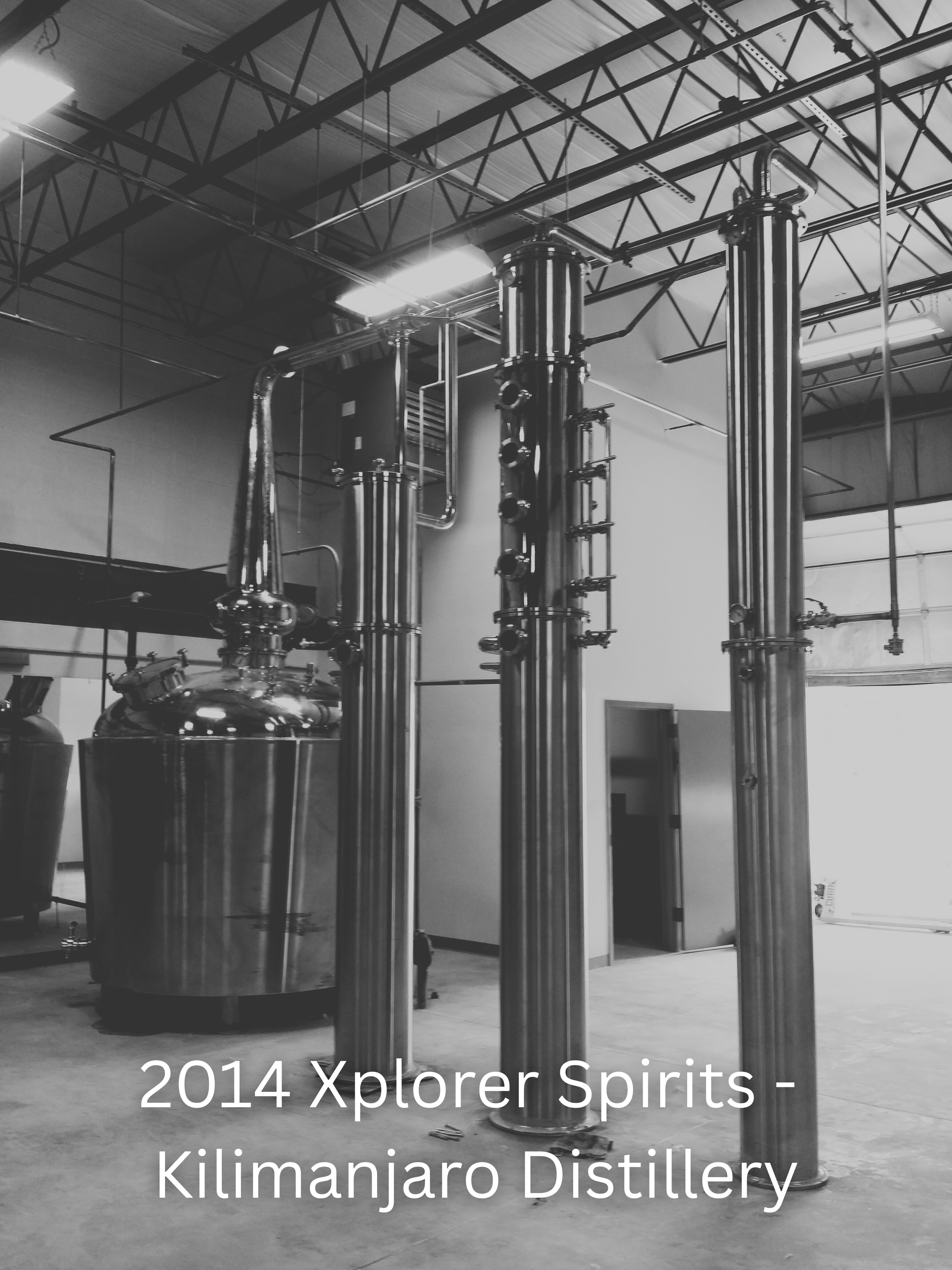 Original photograph of the equipment at Xplorer's Kilimanjaro Distillery